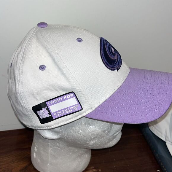 NHL Carolina Hurricanes Cap Hat Snapback Hockey Fights Cancer Fanatics PRO - Picture 2 of 5